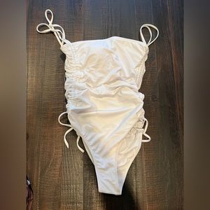 Pink Lily White Bachelorette One-Piece